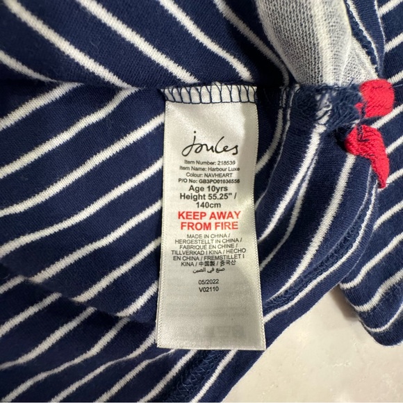NWOT Joules Harbour Luxe Long sleeve stripe T-shirt 🩷 - Picture 7 of 9